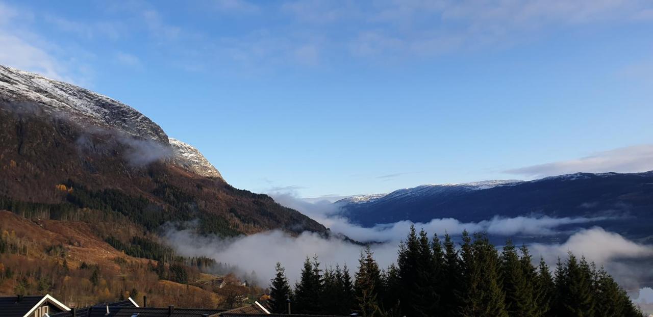 New And Exclusive Cottage In Voss With A Great View Skulestadmo Dış mekan fotoğraf