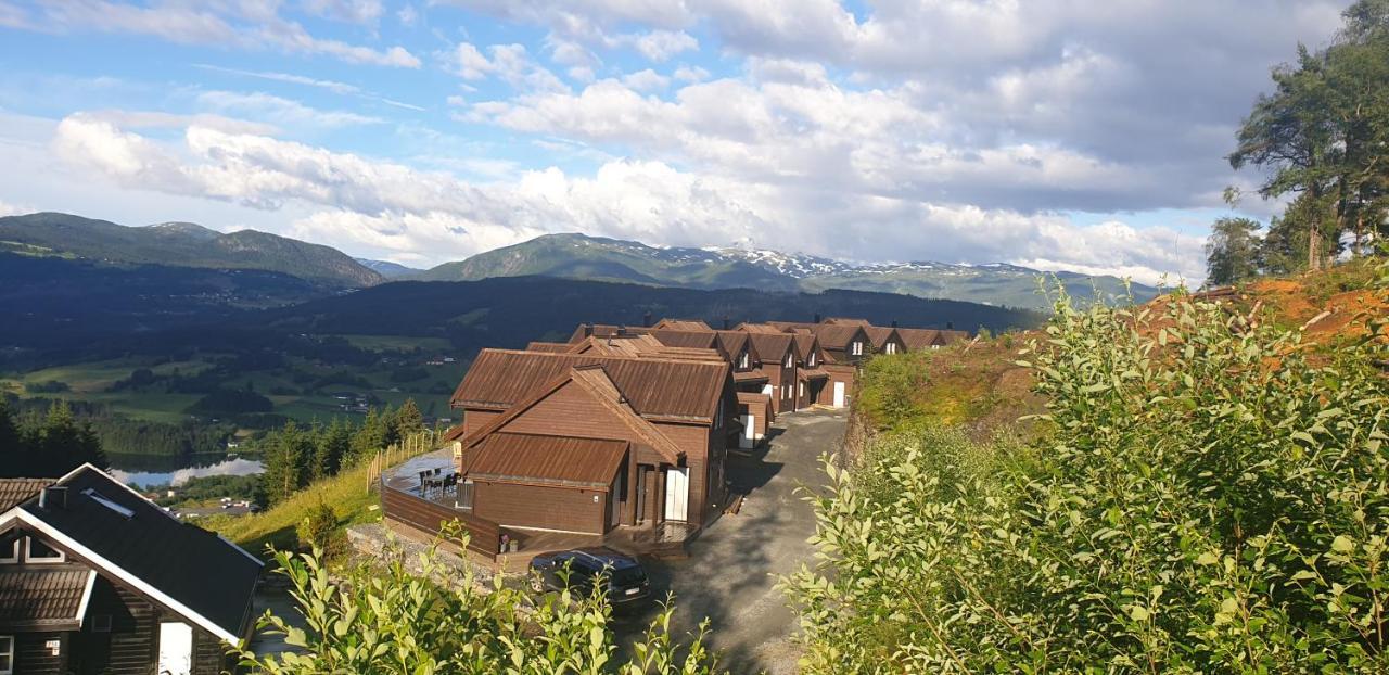 New And Exclusive Cottage In Voss With A Great View Skulestadmo Dış mekan fotoğraf