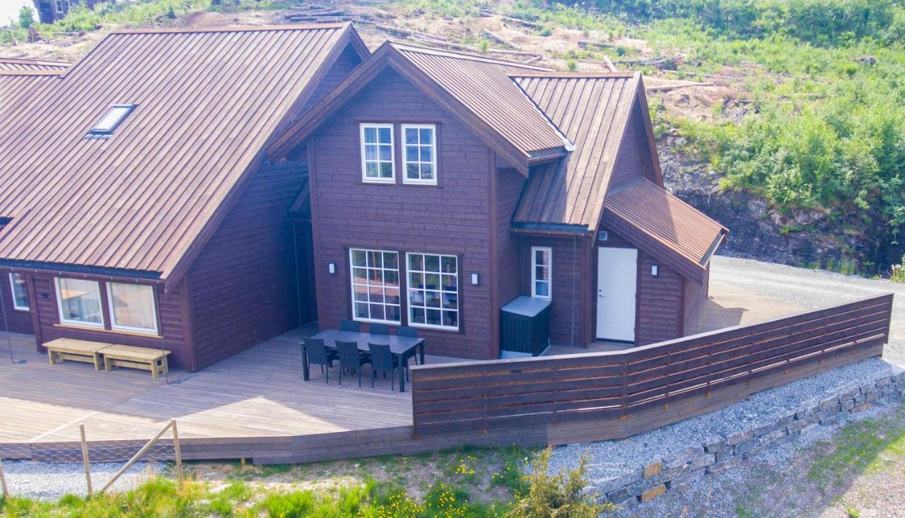 New And Exclusive Cottage In Voss With A Great View Skulestadmo Dış mekan fotoğraf