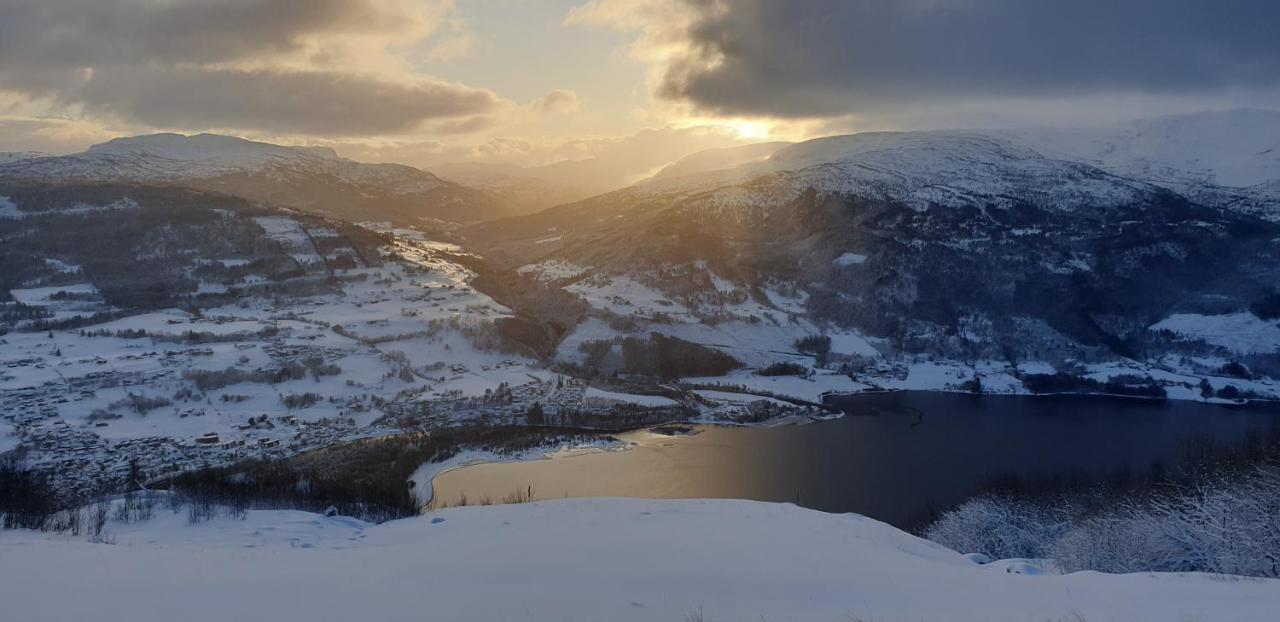 New And Exclusive Cottage In Voss With A Great View Skulestadmo Dış mekan fotoğraf