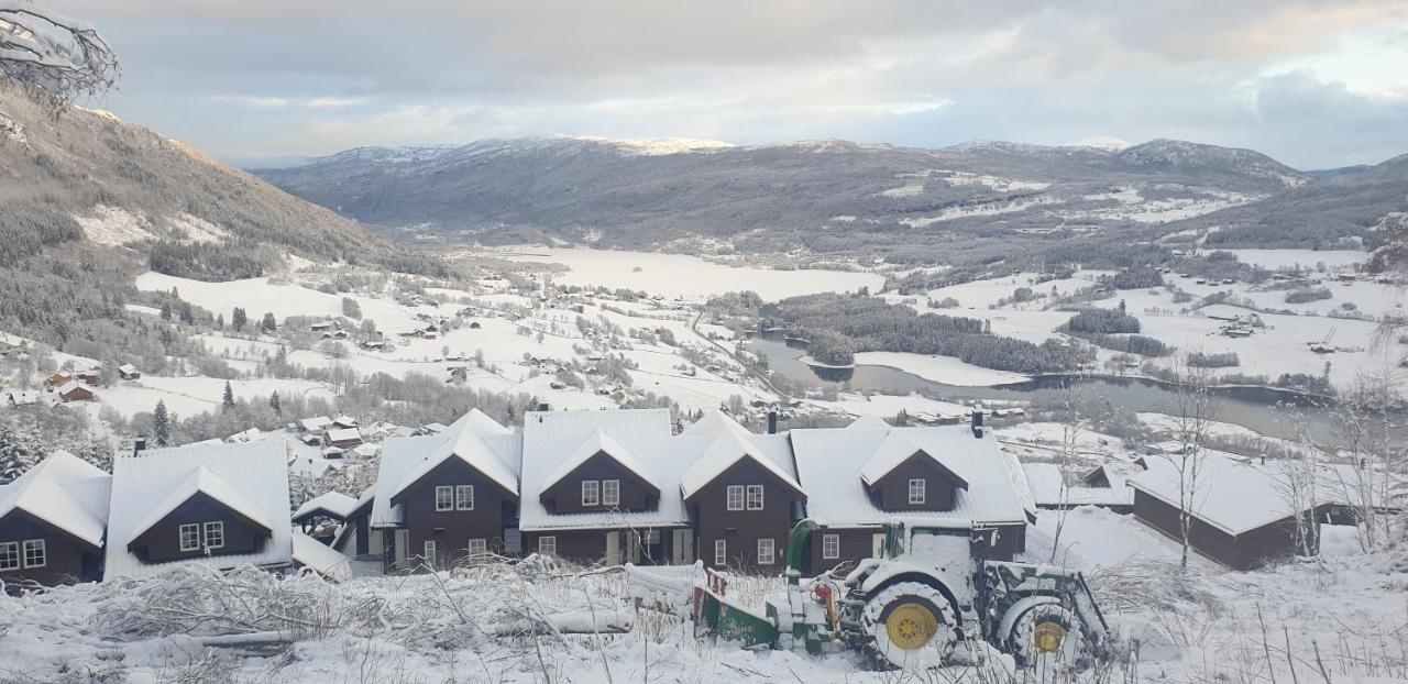 New And Exclusive Cottage In Voss With A Great View Skulestadmo Dış mekan fotoğraf