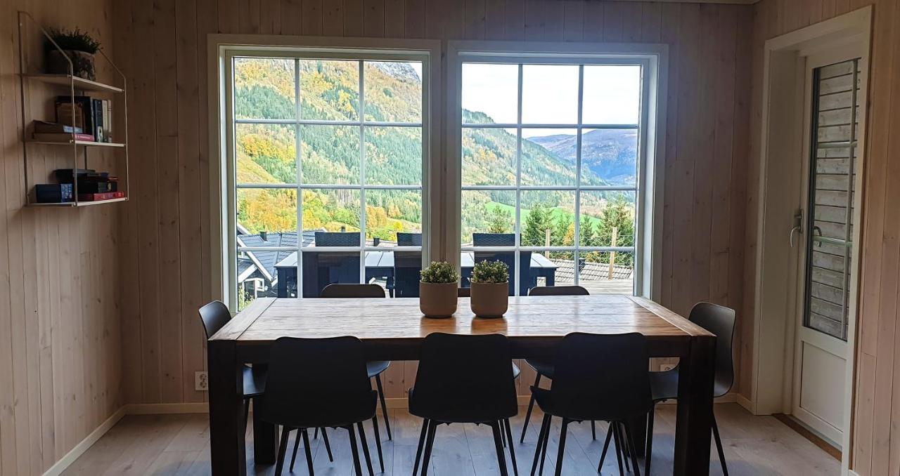 New And Exclusive Cottage In Voss With A Great View Skulestadmo Dış mekan fotoğraf